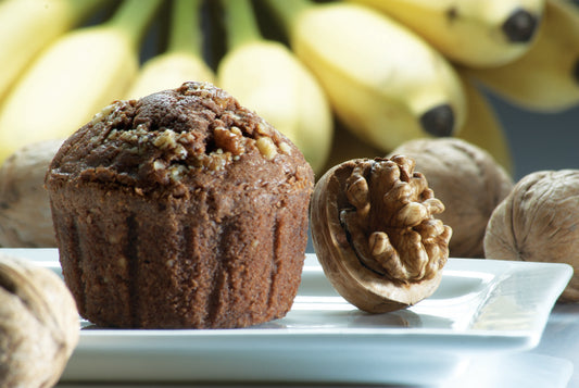 Sugar-Free & Eggless Banana Walnut Cupcake – Healthy Treat- 160g