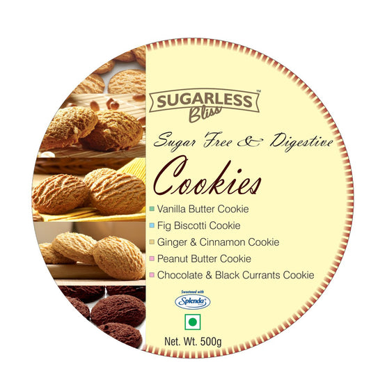 Sugar-Free & Digestive Cookies| Assorted| Sweetened Splenda -500g