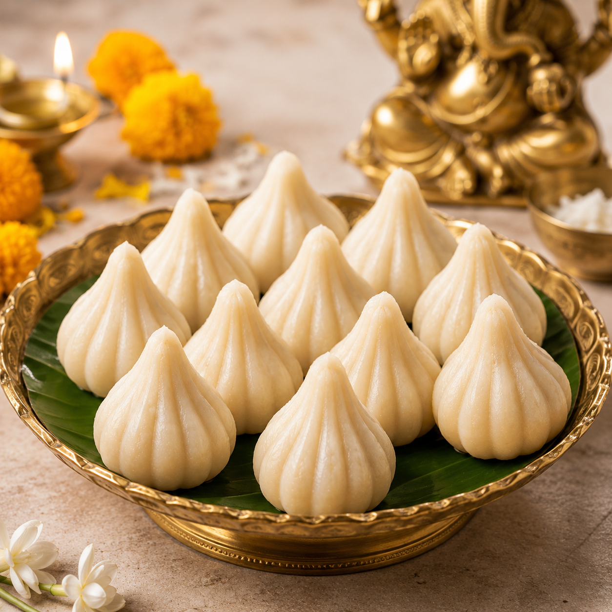 Modak Traditional Indian Sweet with Sugar | 500g | Sugarless Bliss