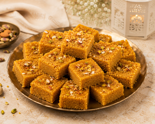 Sugar Mohanthal Traditional Gujarati Sweet with Sugar | 500g | Sugarless Bliss