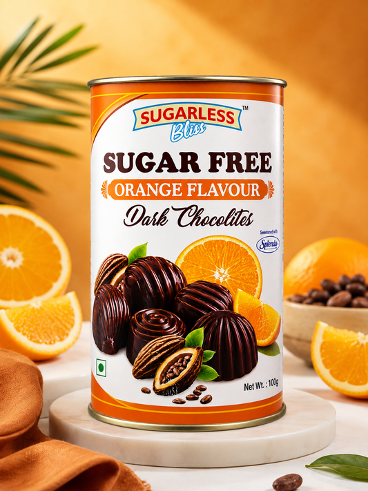 Sugar Free Dark Chocolite - Orange Delight | Sugarless Bliss