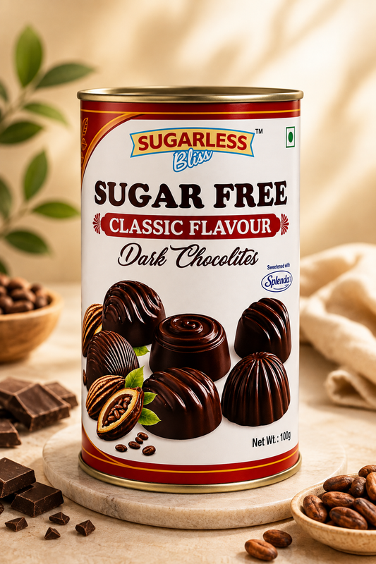 Sugar Free Dark Chocolite - Classic Delight | Sugarless Bliss