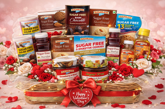 Sugar Free Premium Gift Hamper - Diabetic Friendly Gifting | Sugarless Bliss