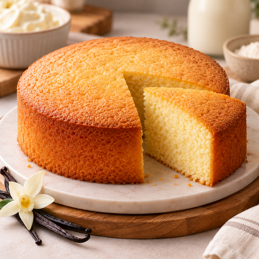Sugar Free & Eggless Vanilla Sponge Cake Mix | BAKES (500)g | Sugarless Bliss