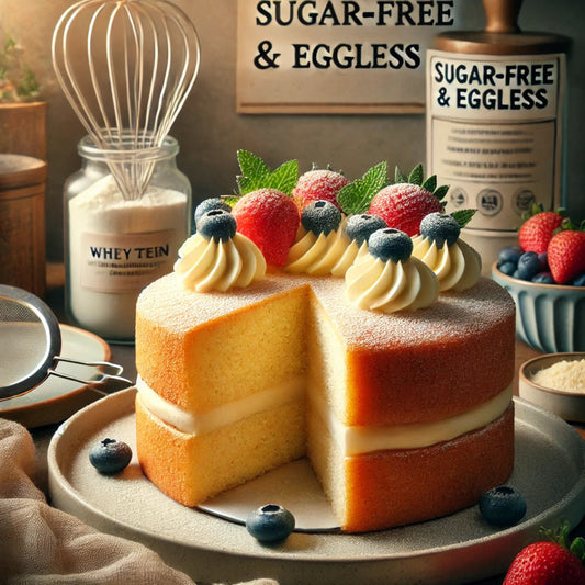 Sugar-Free & Eggless Vanilla Sponge Cake Mix | BAKES 500g