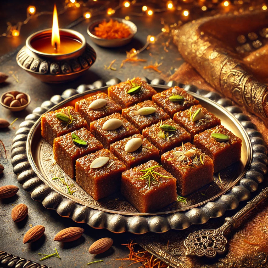 Sugar Free Authentic Mohanthal (500g) | Sweetened with Splenda | Sugarless Bliss