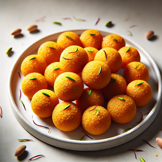 Traditional Boondi Laddoo (500g) – A Classic Indian Sweet-Sweetened with Splenda!