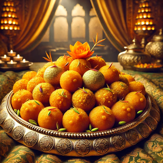 Traditional Boondi Laddoo (500g) – A Classic Indian Sweet-Sweetened with Splenda!