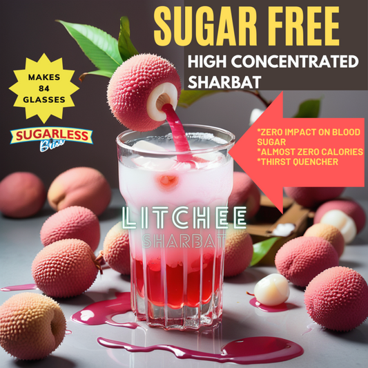 Refreshing Sugar-Free Lychee Syrup for Guilt-Free Joy"-300g