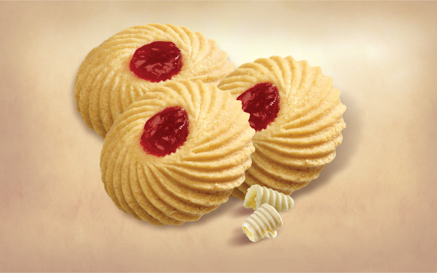 Sugar-Free Shortbread | 100% Cow Butter - Raspberry Jelly-200g