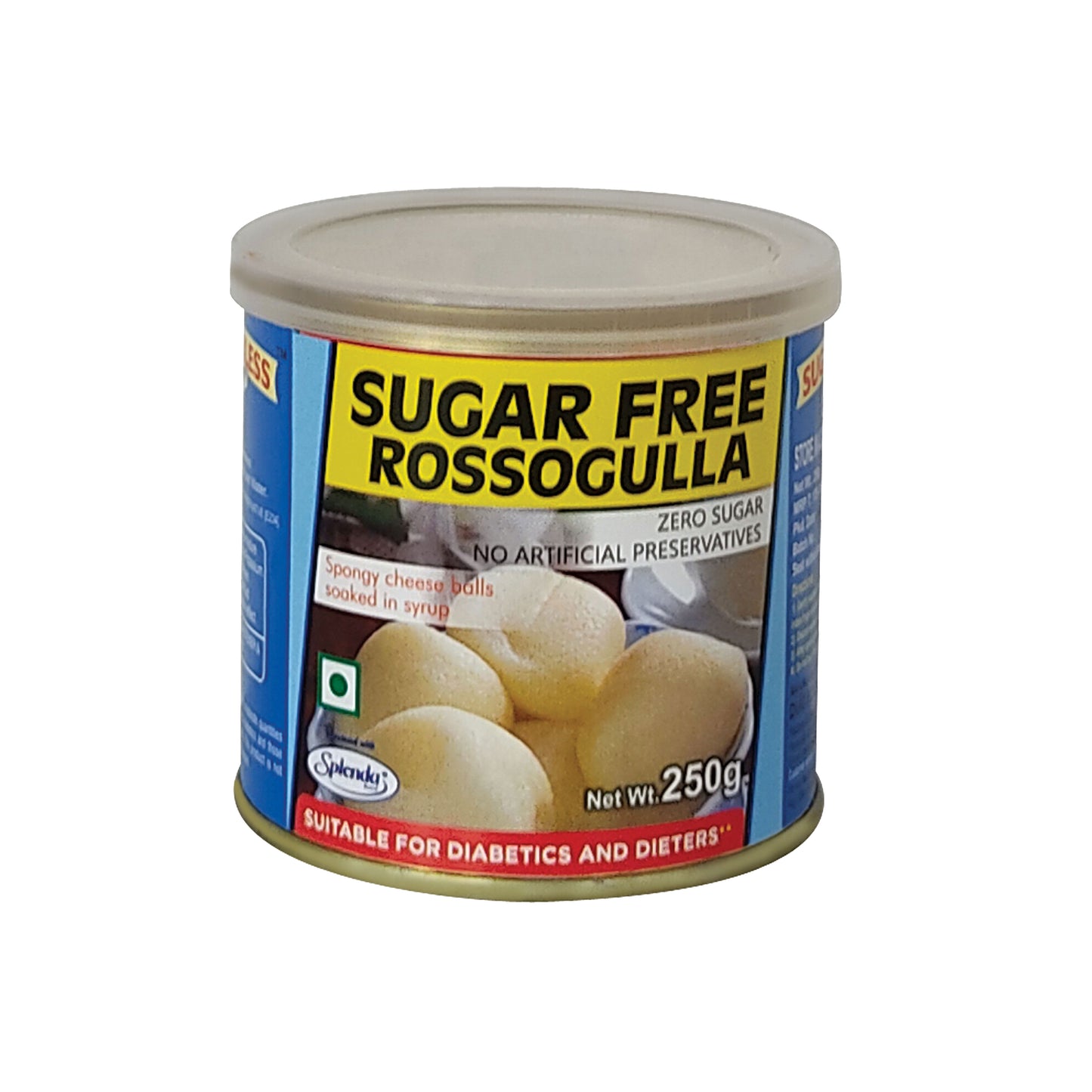 Sugar Free Rossogulla & Gulab Jamun Combo (4 Packs) | Sugarless Bliss