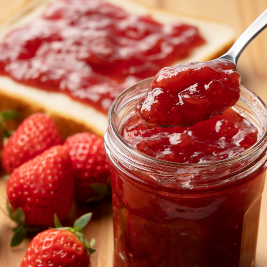 Sugar-Free Strawberry & Rose Jam | Diabetic Splenda Sweetened