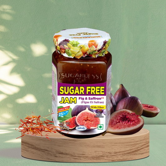 Sugarless Bliss – Fig Delight Combo Jam & Cookies-200g |Sweetened with Splenda