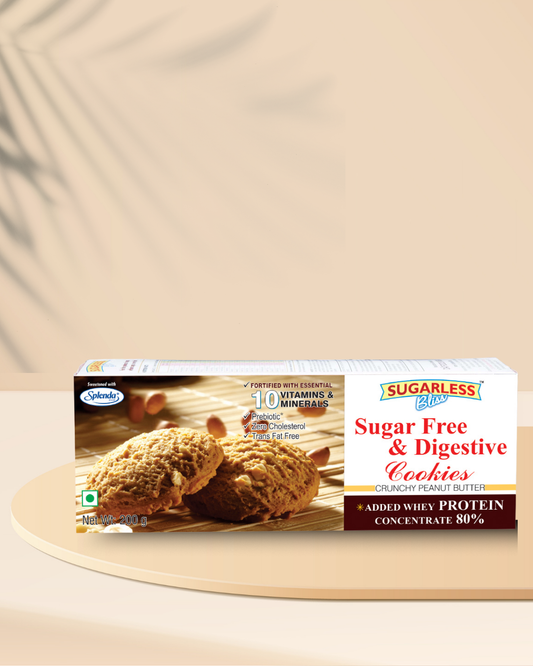 Sugar-Free & Digestive-Peanut Butter-200g| Sweetened with Splenda