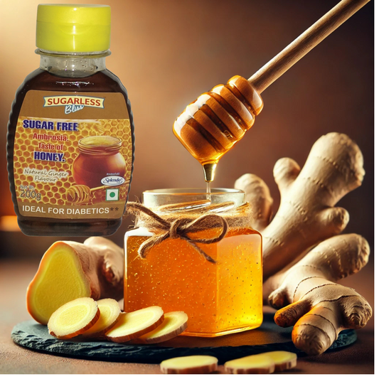 Sugar-Free Ambrosia | Taste of Honey & Natural Ginger | Sweetened with Splenda-200g