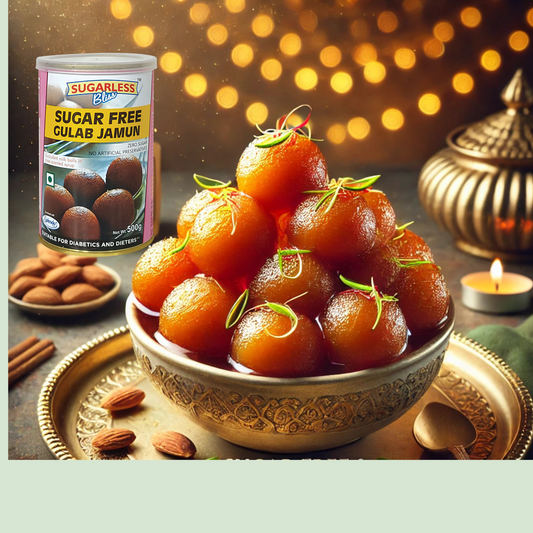 Sugar-Free Gulab Jamun | Splenda-Sweetened | Classic Taste, No Sugar -500g