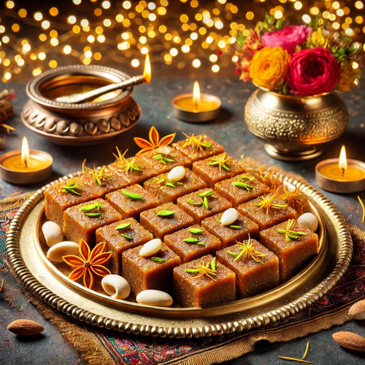 Sugar Free Authentic Mohanthal (500g) | Sweetened with Splenda | Sugarless Bliss