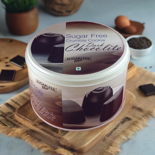 Sugar-Free Crumble Cookie Dark Chocolite | No Sugar Added-500g