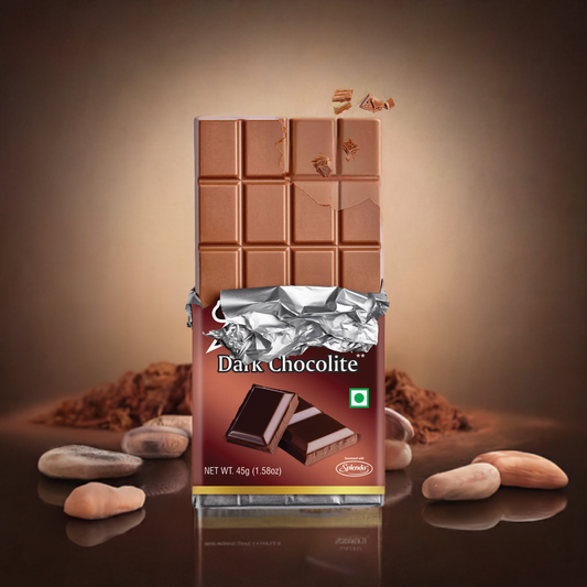 Sugar-Free Dark Chocolate Bar -12X45gm | Zero Sugar