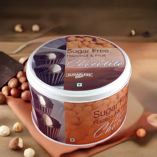 Sugar-Free Hazelnut & Fruit Dark Chocolite | No Sugar Added -250g