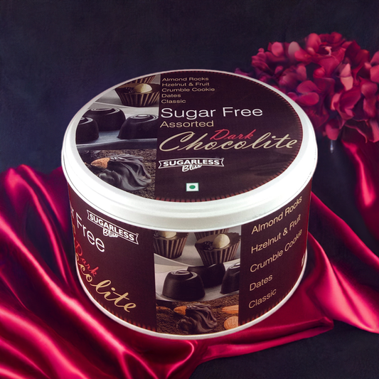 Sugar-Free Assorted Dark Chocolates |No Sugar Added-Splenda -250gm
