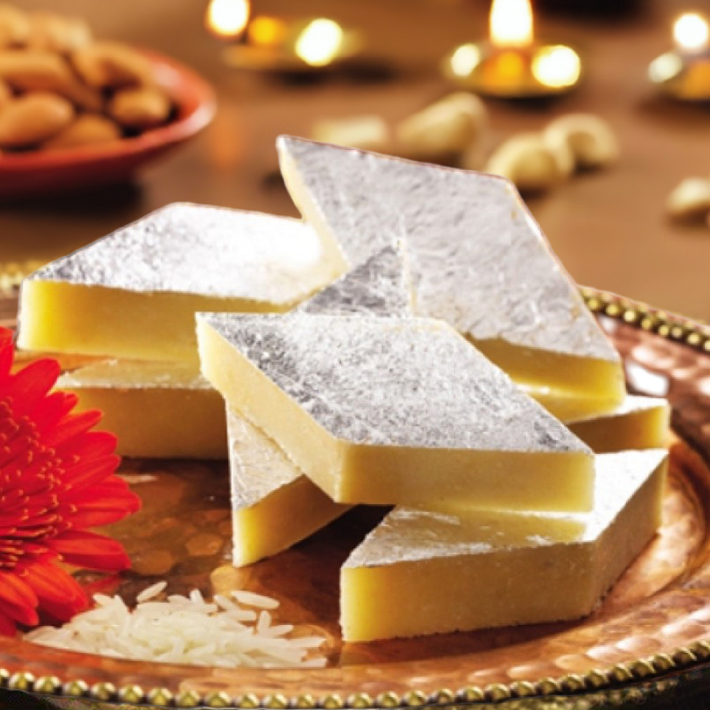 Kaju Katli Without Sugar | Splenda-Sweetened Sweet-Indian Mithai-500g