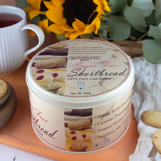 Sugar-Free Assorted Shortbread Cookies | Sweetened with Splenda-250g