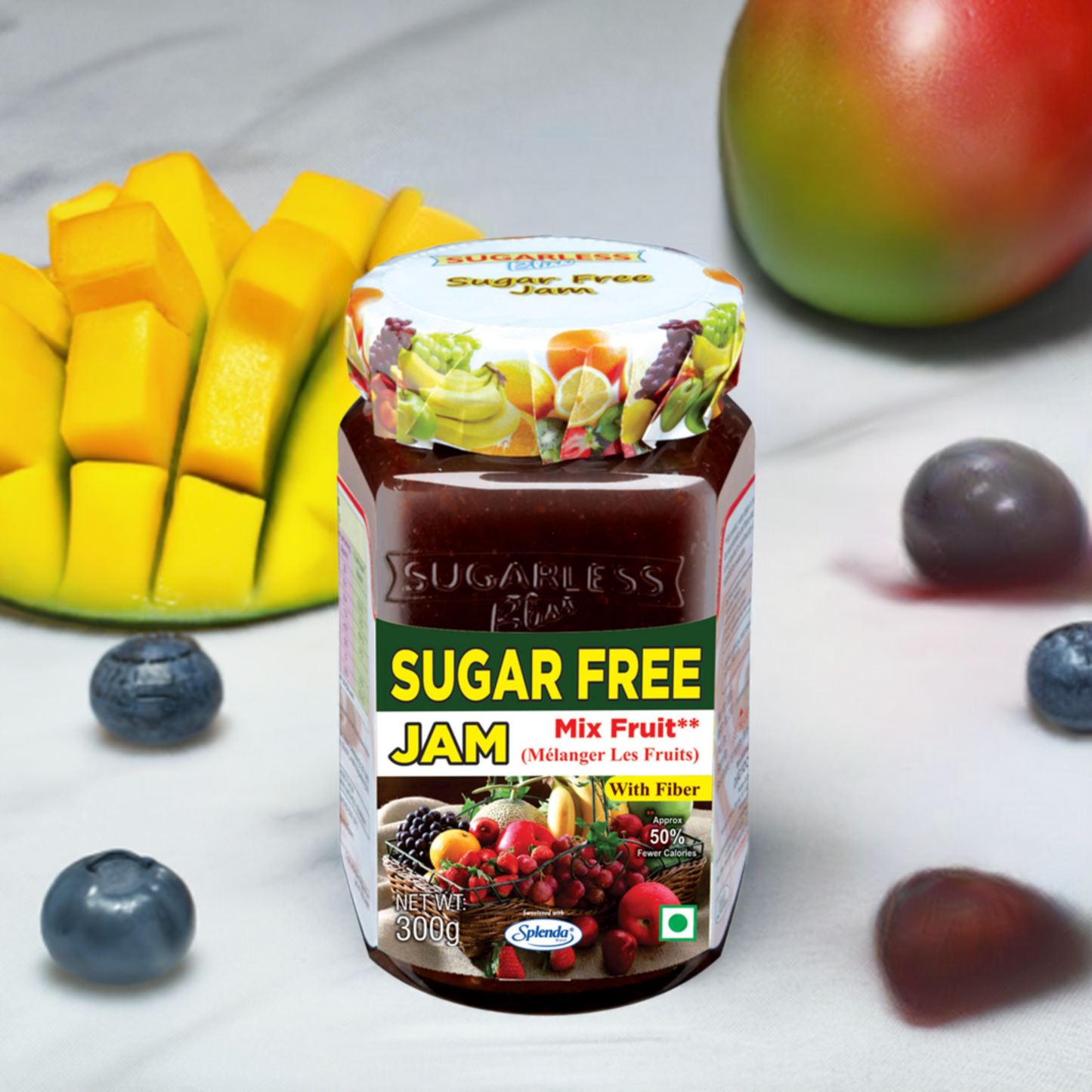 Sugar-Free Mixed Fruit Jam| Diabetic-Friendly|Splenda-Sweetened