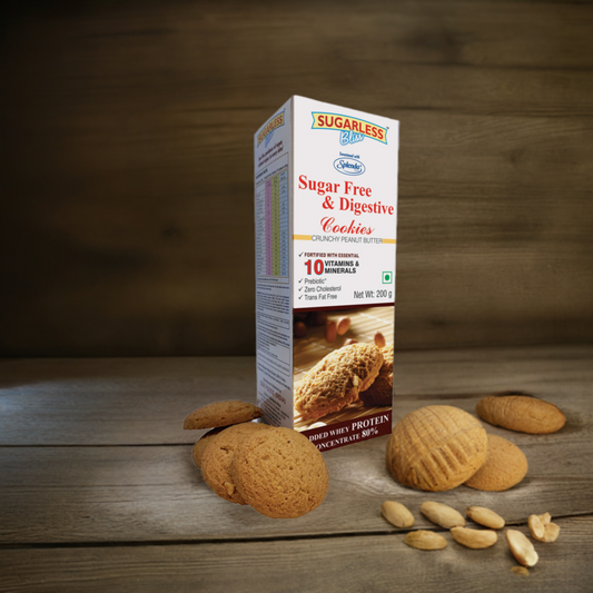 Sugar-Free & Digestive-Peanut Butter-200g| Sweetened with Splenda