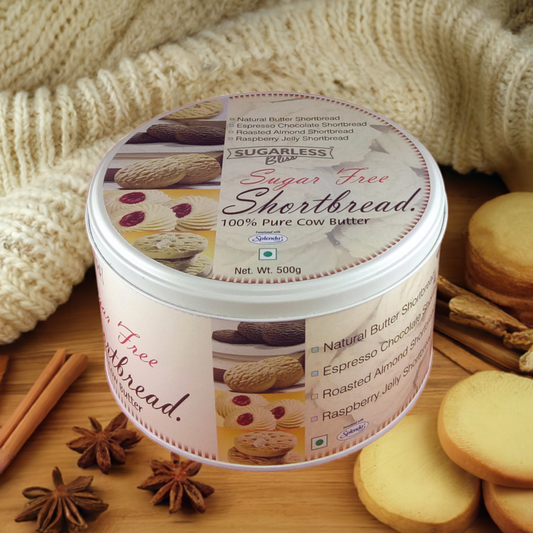 Sugar-Free Shortbread Cookies| Assorted| Sweetened Splenda -500g