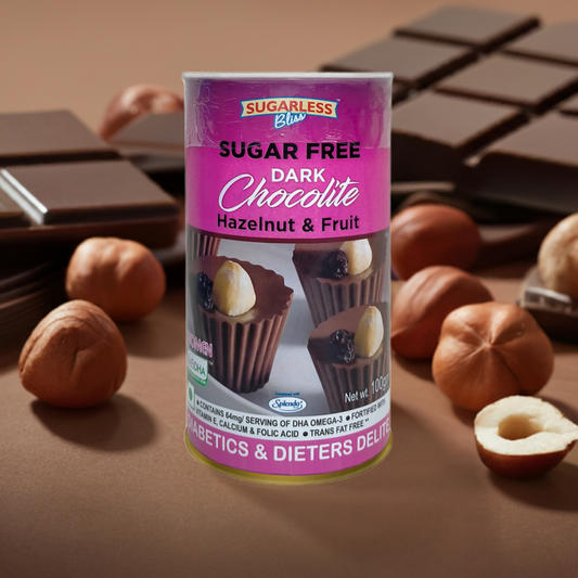 Sugar-Free Dark Chocolite - Hazelnut & Fruit Delight