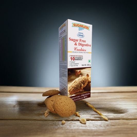 Sugar-Free & Digestive-Peanut Butter-200g| Sweetened with Splenda