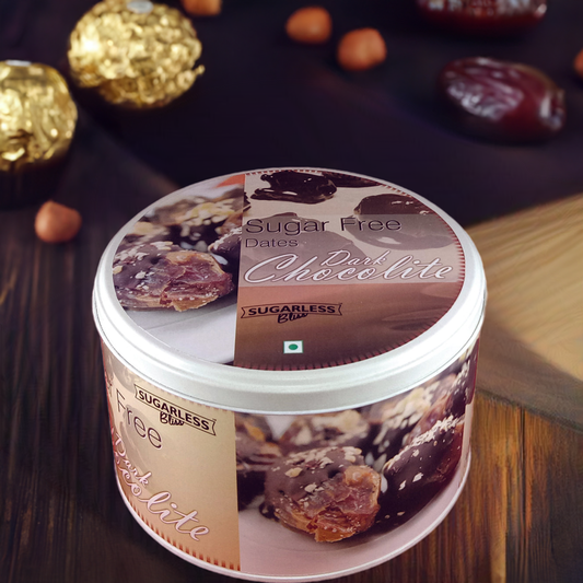 Sugar-Free Date & Hazelnut Dark Chocolite | No Sugar Added-500g