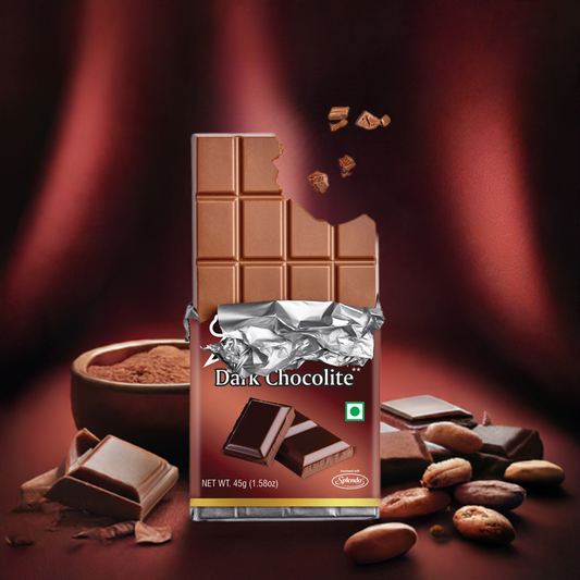 Sugar-Free Dark Chocolate Bar -12X45gm | Zero Sugar