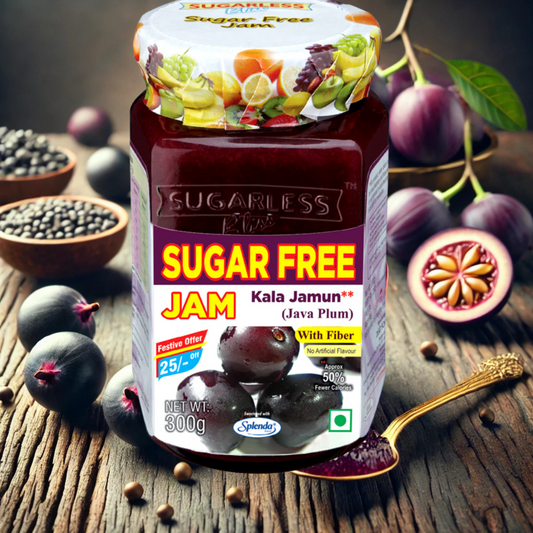 Sugar Free Kala Jamun Jam | Rich in Fiber,Splenda Sweetened