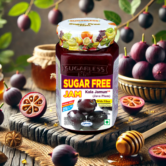 Sugar Free Kala Jamun Jam | Rich in Fiber,Splenda Sweetened