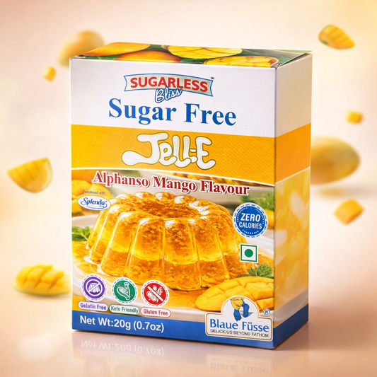 Sugarless Bliss Sugar Free Jelly Mix Alphonso Mango Flavour | Zero Calories | Keto & Gluten Free | 20g