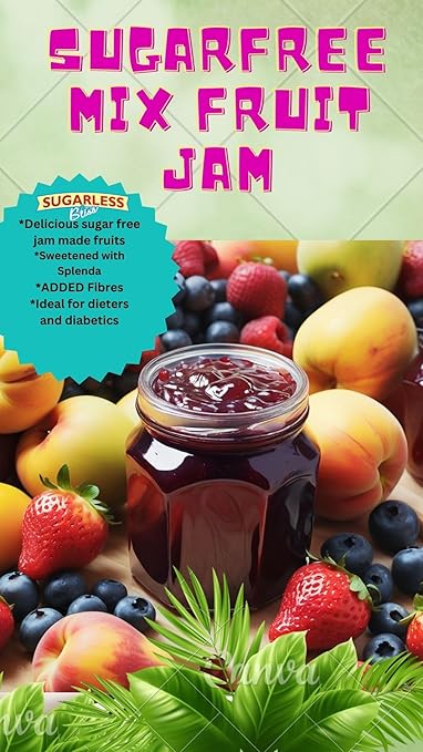 Sugar-Free Mixed Fruit Jam| Diabetic-Friendly|Splenda-Sweetened