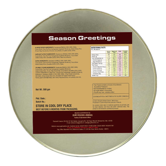 Sugar-Free Almond Rock Dark Chocolate | Sweetened with Splenda - 500g