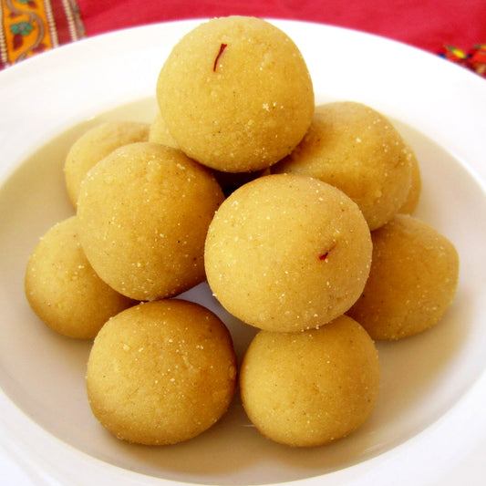 Sugar Free Besan Laddoo (500g) | Sweetened with Splenda | Sugarless Bliss