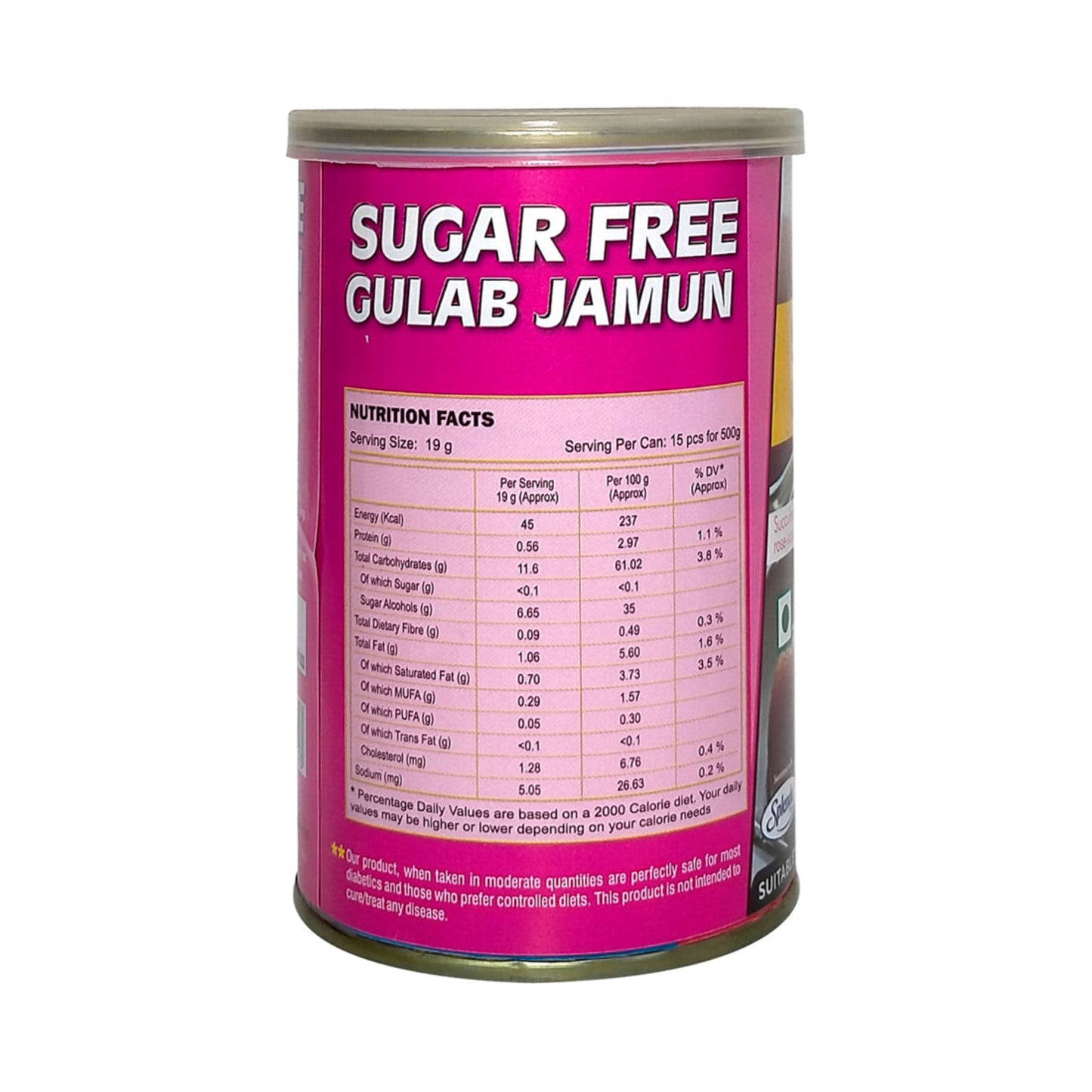 Sugar-Free Gulab Jamun | Splenda-Sweetened | Classic Taste, No Sugar -500g
