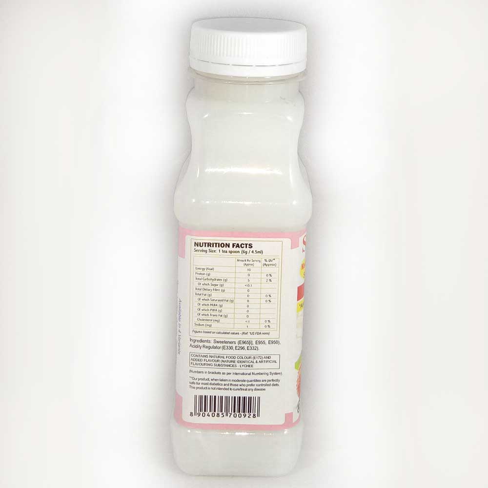 Refreshing Sugar-Free Lychee Syrup for Guilt-Free Joy"-300g