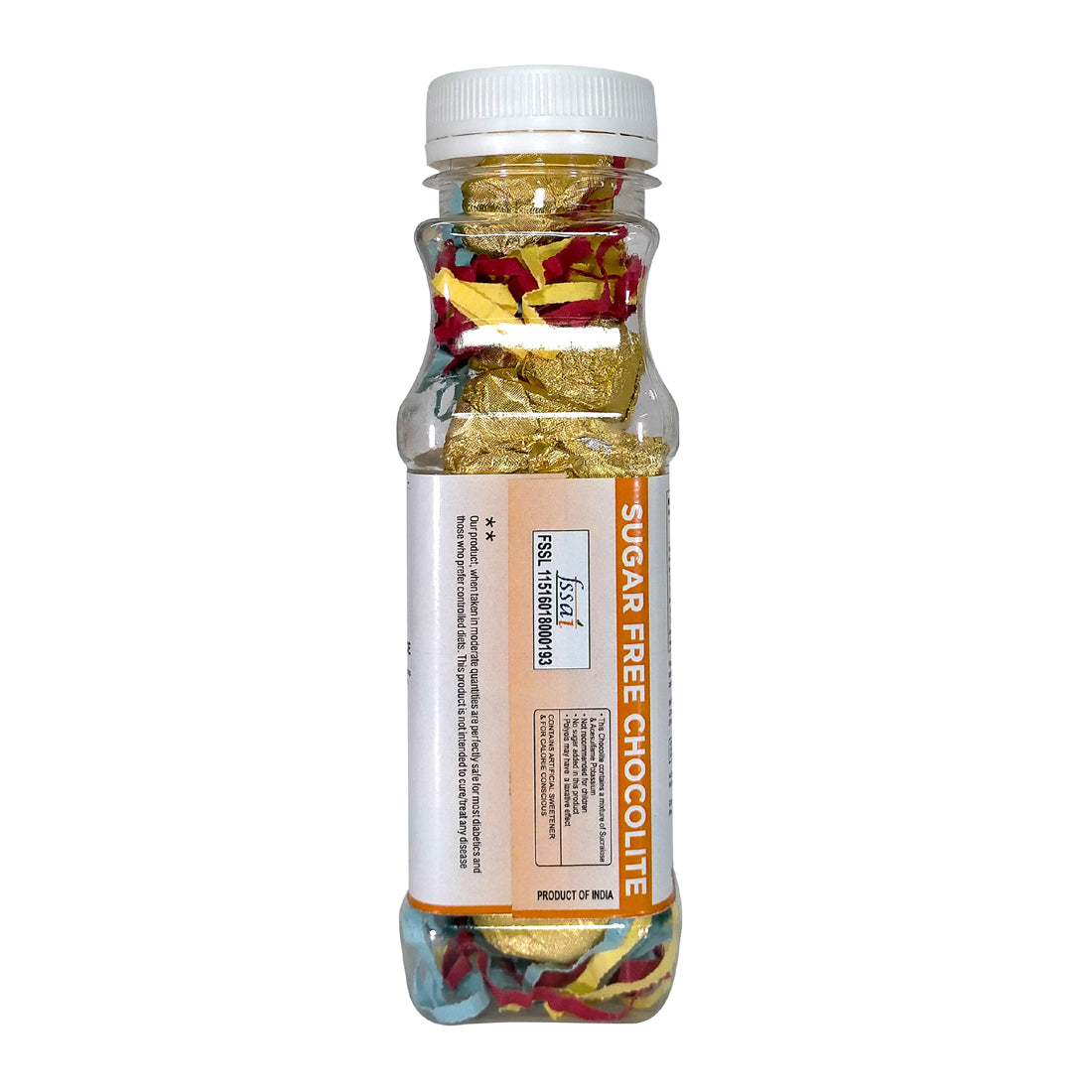 Sugar Free Centered Filled Dark Chocolite (Orange Flavour)