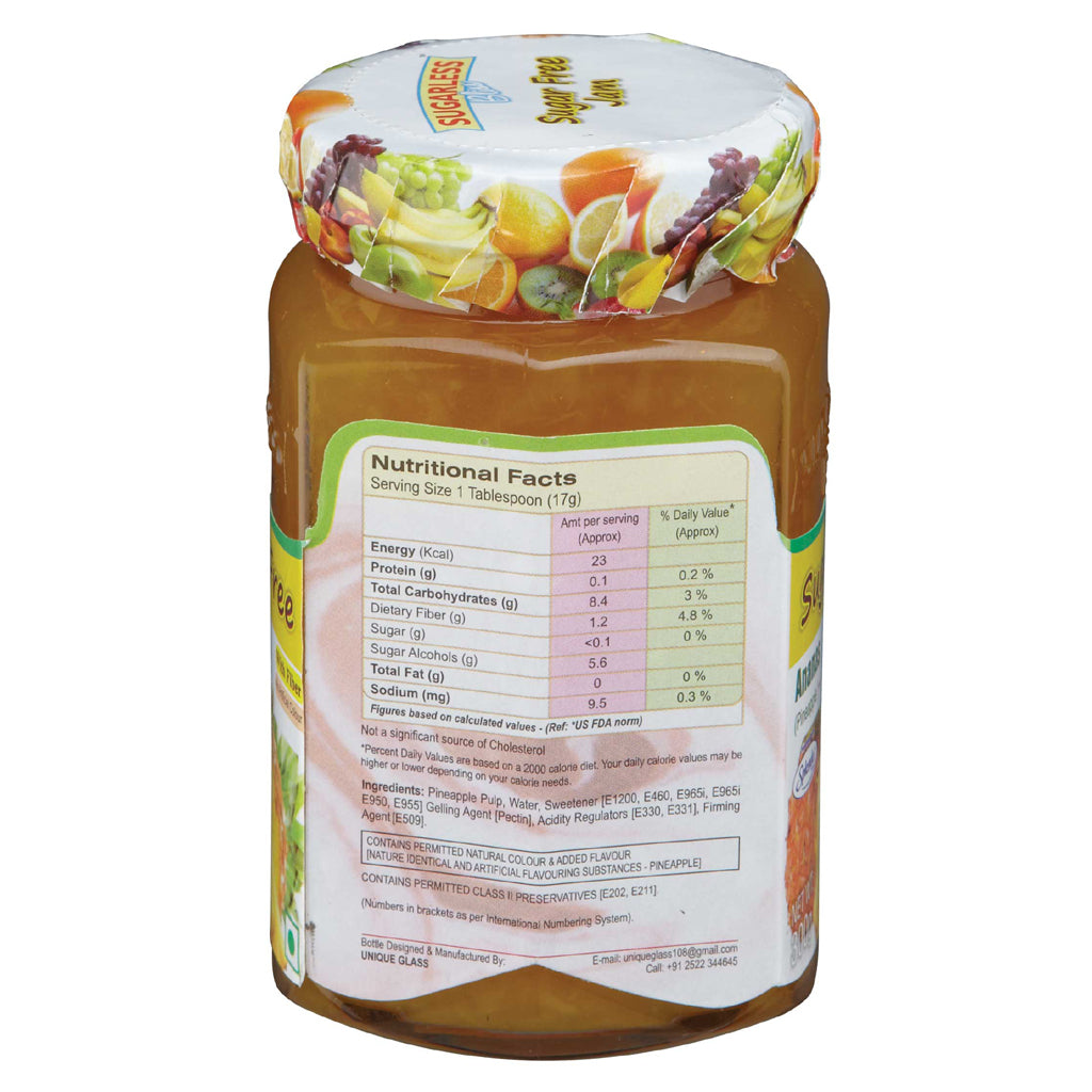 Sugar-Free Pineapple Jam | Diabetic-Friendly & High in Fiber