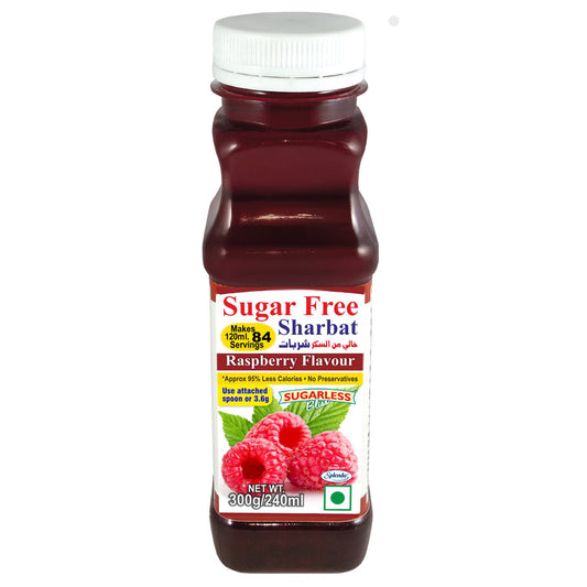 Sugar Free Sharbat (Syrup) Raspberry Flavour