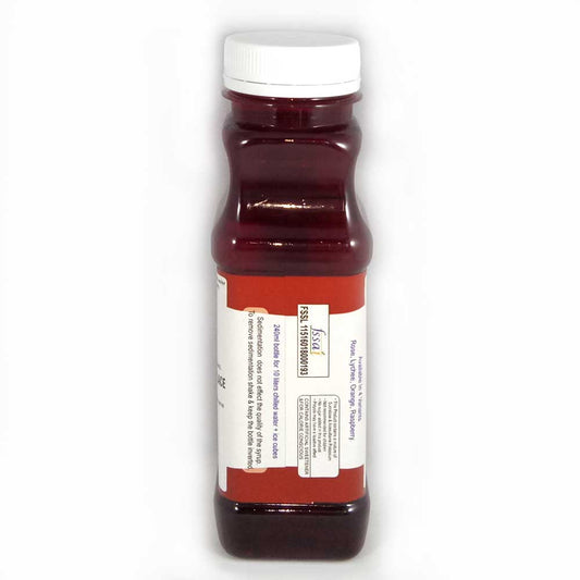 Sugarless Bliss Sugar-Free Sharbat Combo – Raspberry & Lychee | Sweetened with Splenda (300g x 2)