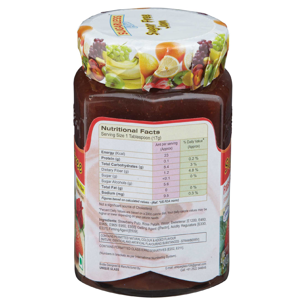 Sugar-Free Strawberry & Rose Jam | Diabetic Splenda Sweetened