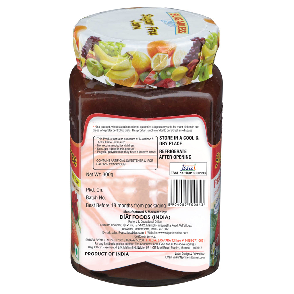 Sugar-Free Strawberry & Rose Jam | Diabetic Splenda Sweetened