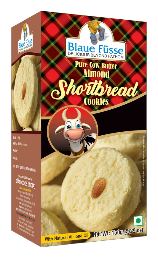 Sugar Shortbread Pure Cow Butter Almond