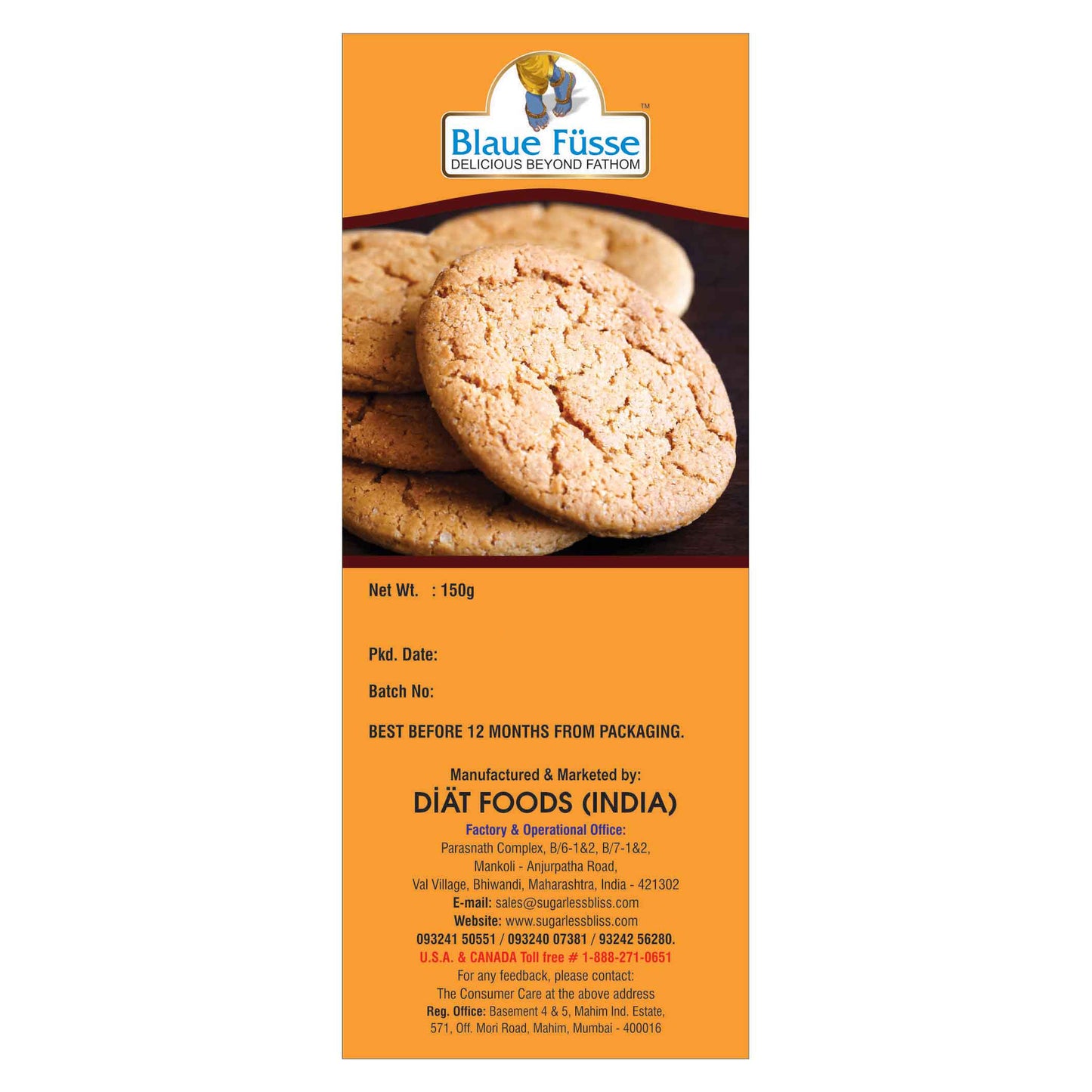 Sugar Shortbread Pure Cow Butter Ginger